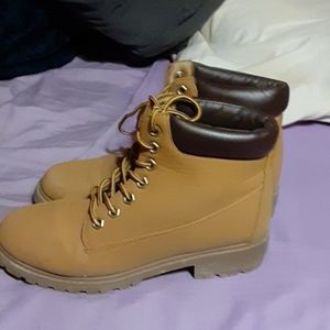Tan boots